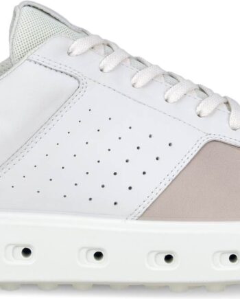 Ecco Street 720 Vandtætte Herre Golfsko Uden Spikes White Black Gravel Str Normal