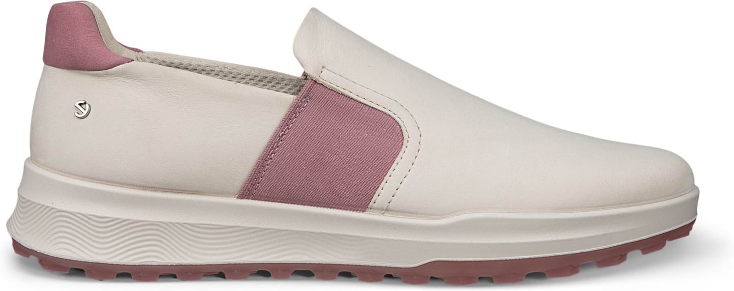 Ecco Street Vibe Slip Vandtætte Dame Golfsko Uden Spikes Limestone Blush Str Normal