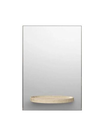 Ferm Living Symmetry Spejl Travertine : Erling Christensen Møbler