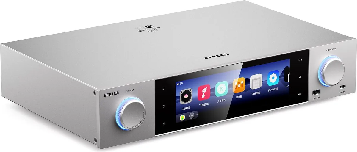 Fiio S15 Netværksstreamer Med Touchscreen Silver