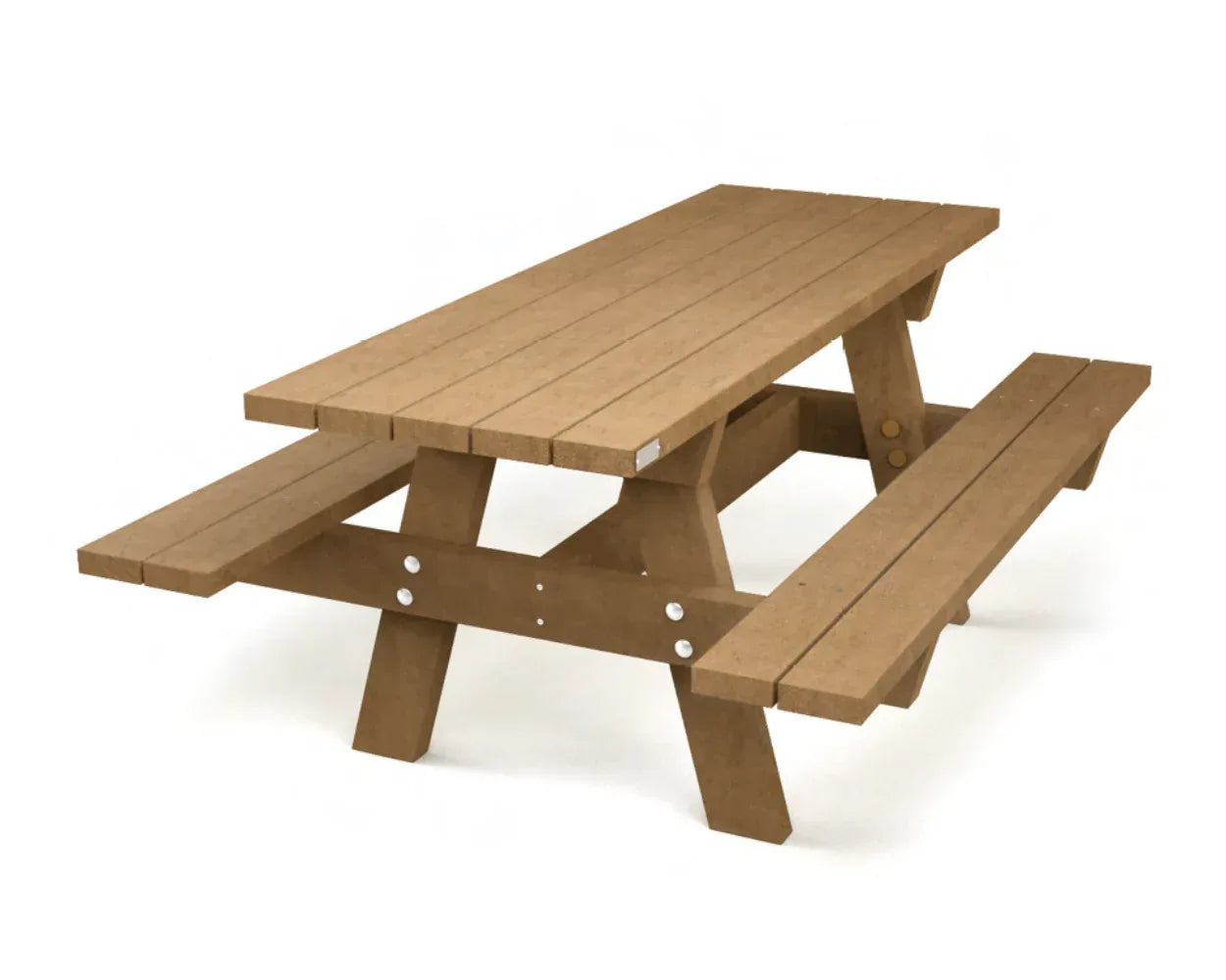 Gova Street Oslo Family Picnicbord 180x140 Grå Genbrugsplast