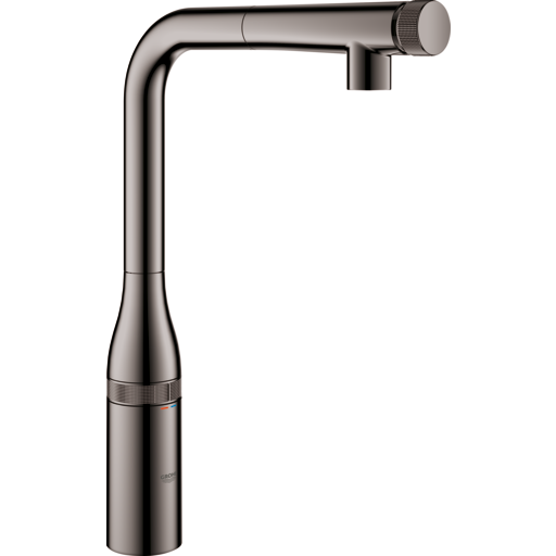 Grohe Essence Smartcontrol Køkkenarmatur Poleret Sort Krom