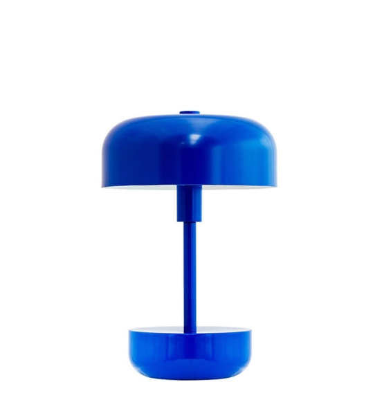 Haipot Portable Bordlampe Batterilampe Blå
