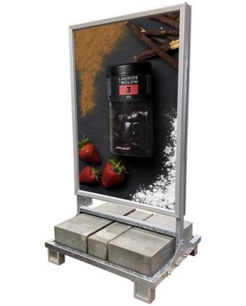 Heavy Outdoor Betonstander Gadeskilt