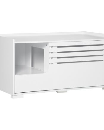 Kattemøbel Med Hylder Design Magnetisk Dør Hvid