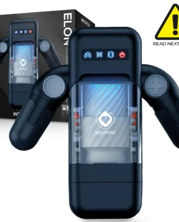 Kvalitets Masturbator Med Fremstød Varme Vibration Mobilholder