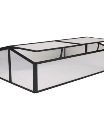 Minidrivhus Sort 120x80x37cm