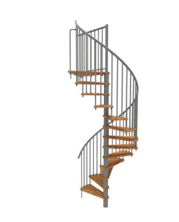 Minka Spiral Smart Spindeltrappe Gra ø140