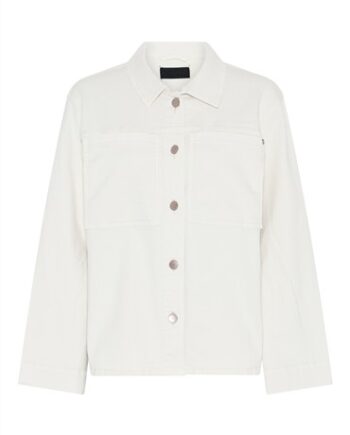 Oversize Denim Jakke Off White