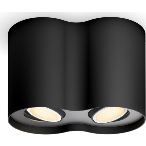 Philips Hue Pillar Påbygningsspot Spots Sort