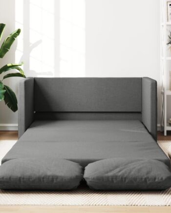 Sovesofa Stof Mørkegrå 112174