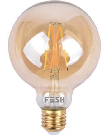 Stk Fesh Smart Home Led Globepære E27 ø125 Amber