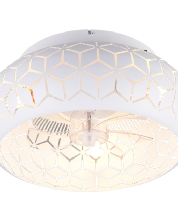 Trio Lighting Bidar Loftventilator Med Lys Hvid