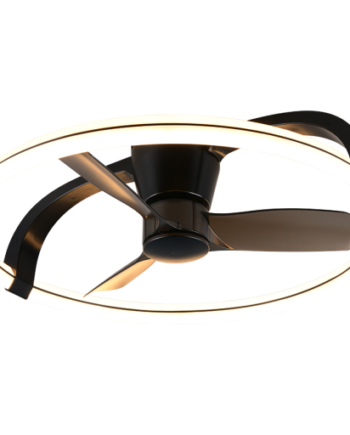 Trio Lighting Stockholm Loftventilator Med Lys Sort