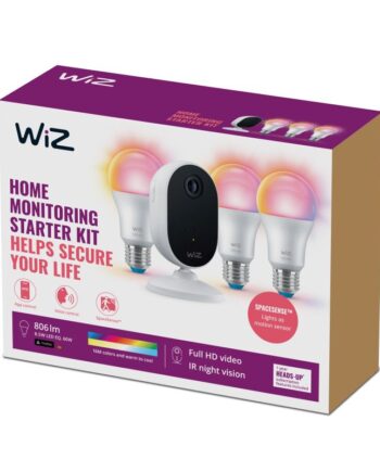 Wiz Smart Home Startpakke Med Kamera Color E27 Pærer