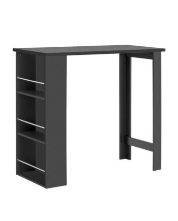 Barbord Smart Højbord Med Opbevaring Sort 112x57x106 Borde Gt Barborde Daily Living