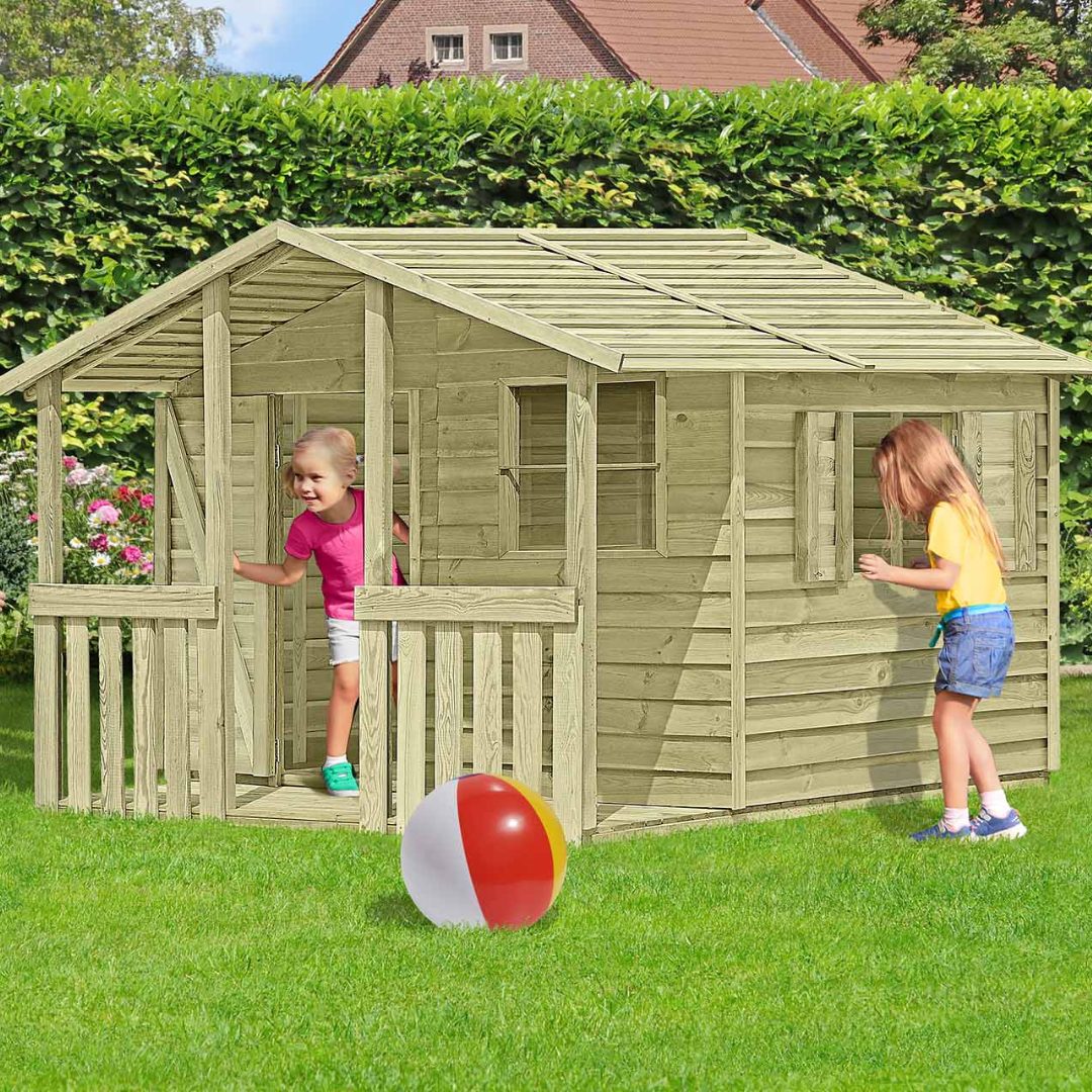 Bronzeklasse: Smart Plus Felix Legehus 1m2 Terrasse