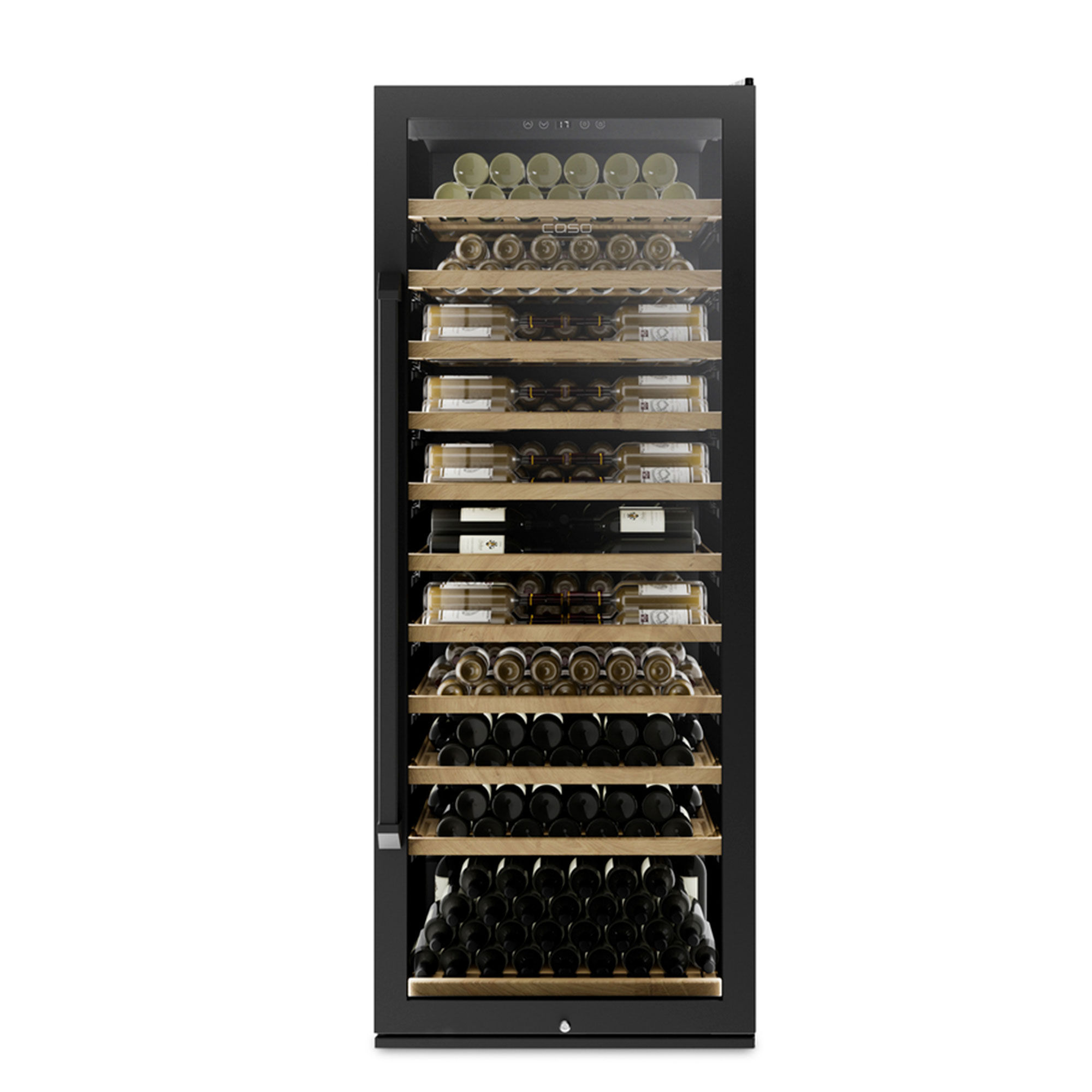 Caso 664 Winesafe 300 Smart Fritstående Vinkøleskab 300 Flasker Sort
