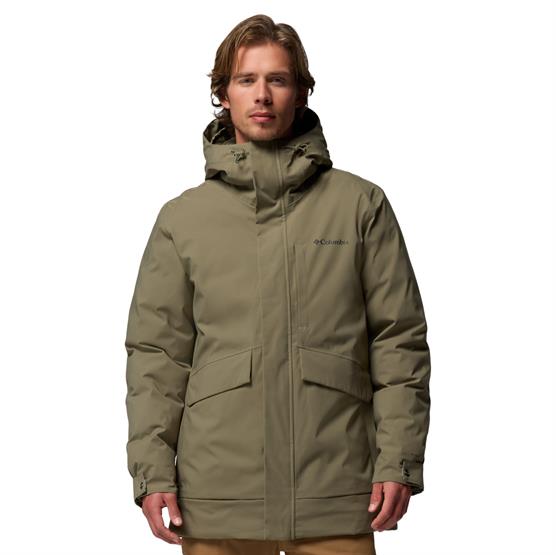 Columbia Street Heights Parka Mens Stone Green