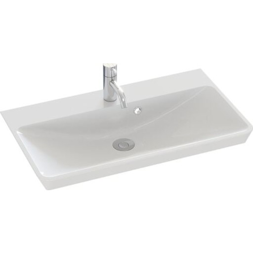 Dansani Mido Mini Marbelique Håndvask 66x38 Hvid