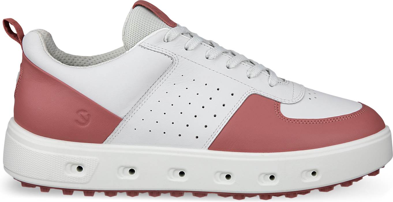 Ecco Street 720 Vandtætte Dame Golfsko Uden Spikes White Petal Str Normal