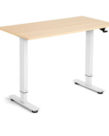 Hæve Sænkebord Flexidesk 1200x600 Ben Hvid