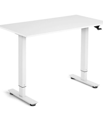 Hæve Sænkebord Flexidesk Hvid 1200x600 Ben Hvid