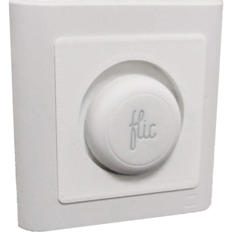 Indsats Til Smart Button Med Fuga Soft Design Ramme Hvid