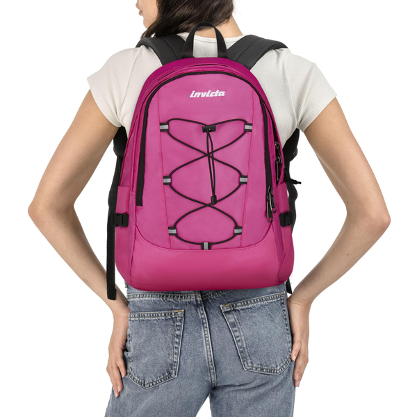 Invicta Invict Act Smart Plain Rygsæk Pink