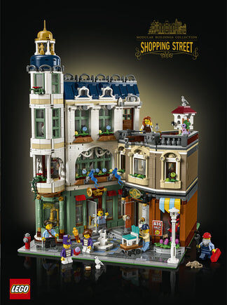 Lego Icons Shopping Street Geekd