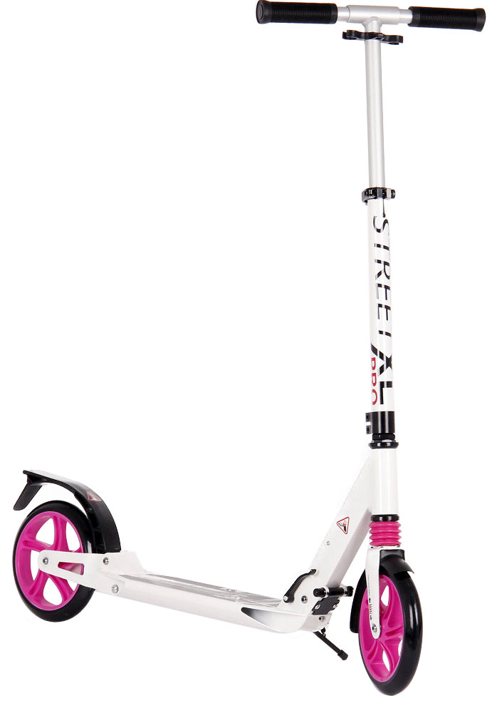 Mcu Sport Street Pro 205mm Transport Løbehjul Støddæmpning Pink