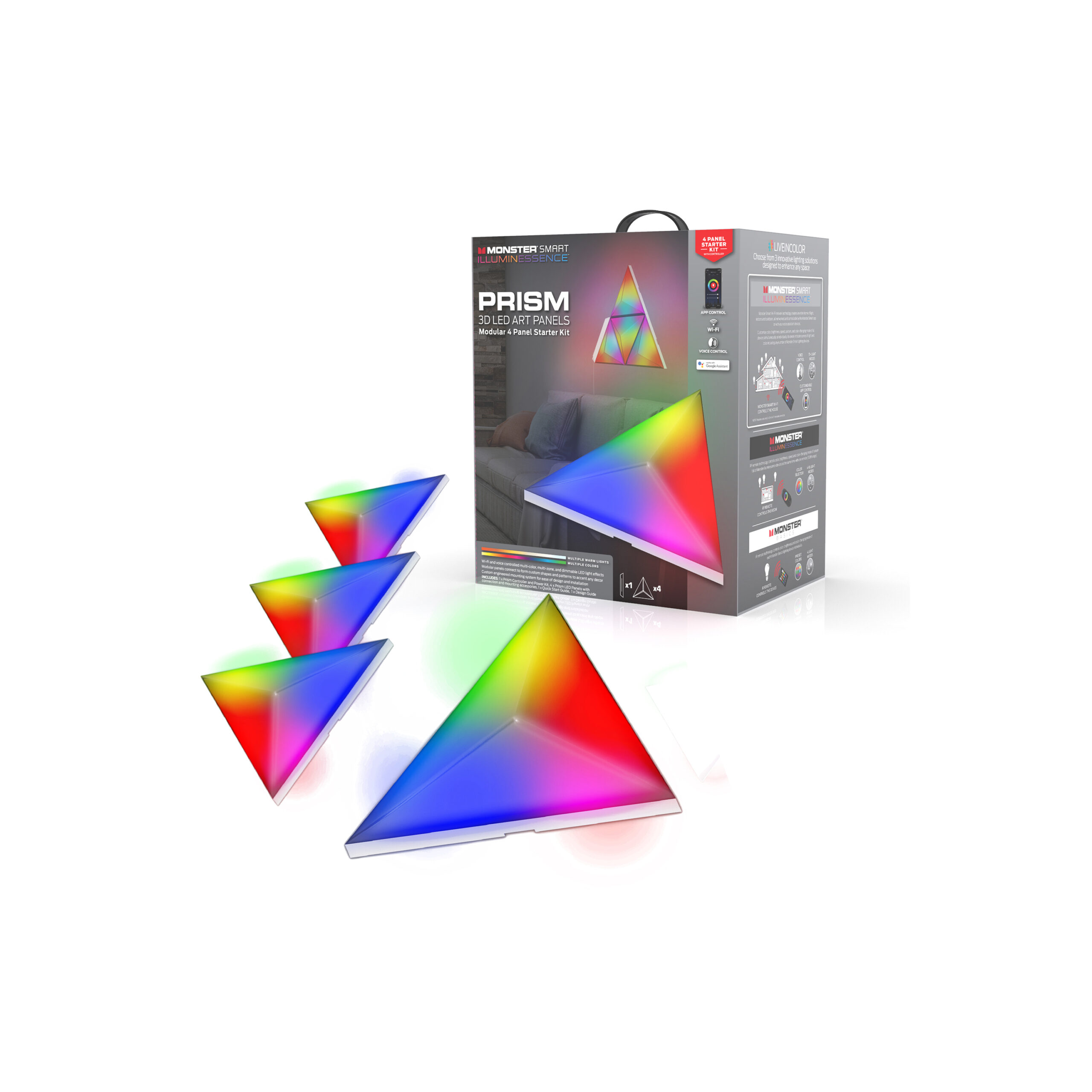 Monster Illuminessence Prism Startpakke Med Paneler