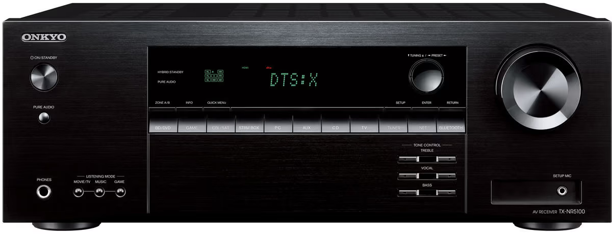 Onkyo Nr5100 Kanal Netværks Receiver Sort