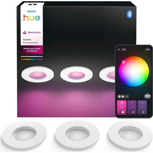 Philips Hue Xamento Indbygningsspot Hvid Pak
