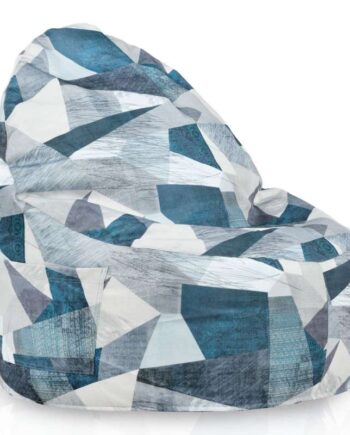 Porto Smart Bean Bag Floor Seat Premium Printed Fabric 27061