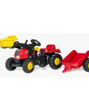 Rolly Toys Pedaltraktor Rød Med Frontskovl