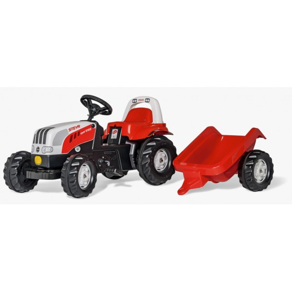 Rollykid Steyr 6165 Cvt Med Anhænger