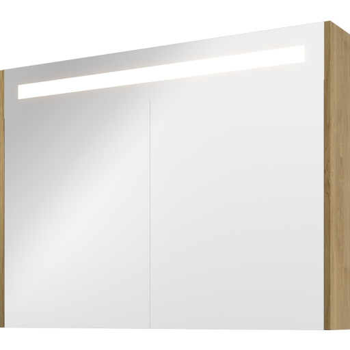 Sanibell Proline Spejlskab Med Lys 100x74 Ideal