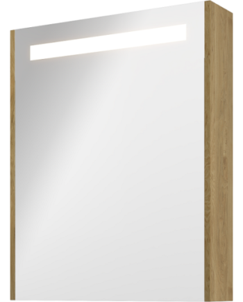 Sanibell Proline Spejlskab Med Lys 60x74 Ideal
