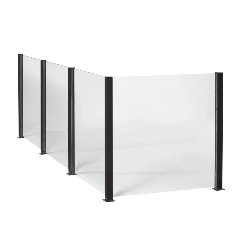 Smart Fence Glas Klar Modul