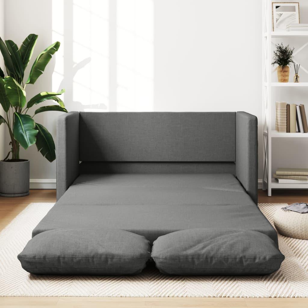 Sovesofa Stof Mørkegrå 112174