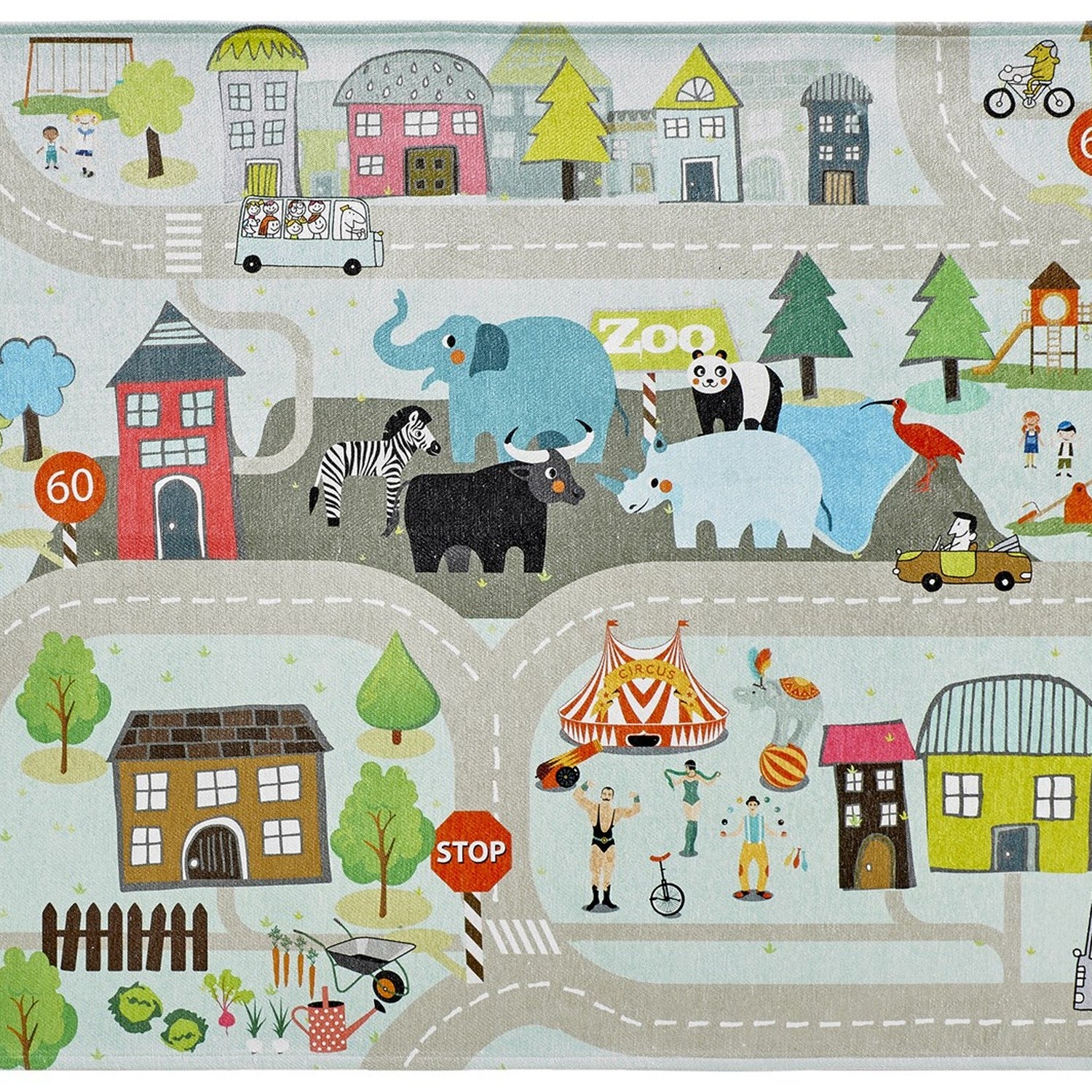 Sympathy Kids 241 Street Legetæppe Til Børneværelset 120 170