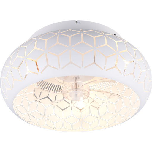 Trio Lighting Bidar Loftventilator Med Lys Hvid