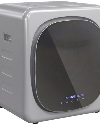 Udluftet Tørretumbler Med Smart Mode 800 Kompakt Tørretumbler Med Tromle Rustfrit Stål Sølv