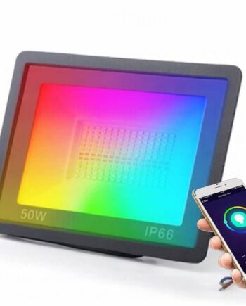 Udsalg Watt Rgb   Led Projektør Med App Styring 220v Dinled Rgb Led