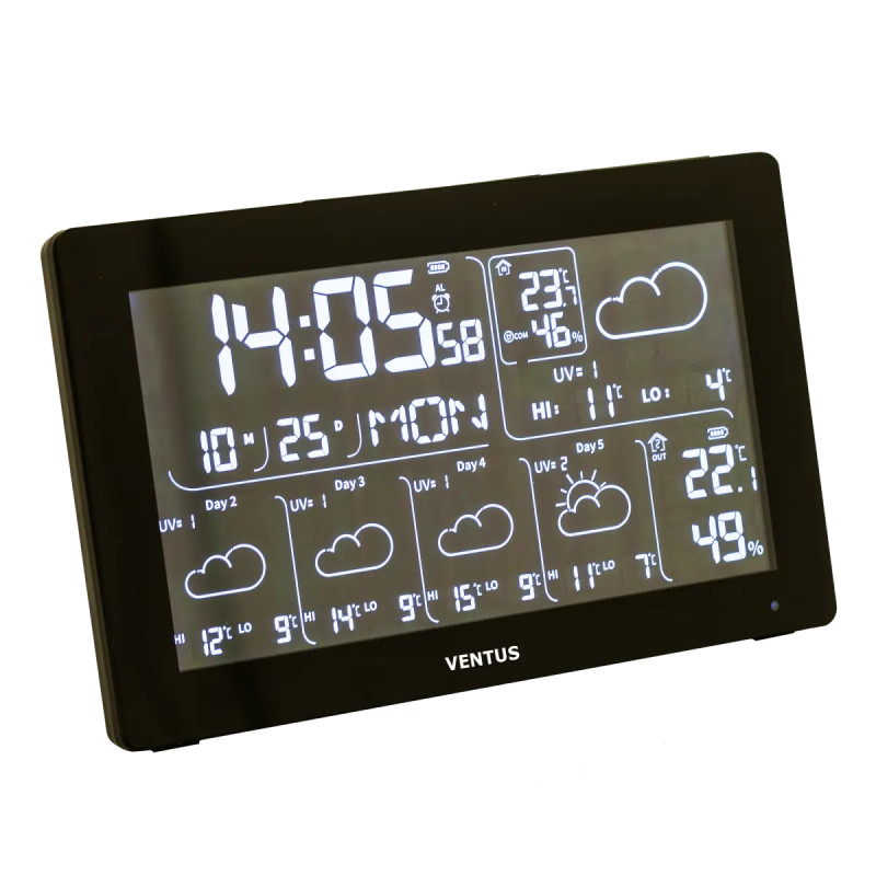 Ventus W225 Vejrstation Med Dages Vejrudsigt