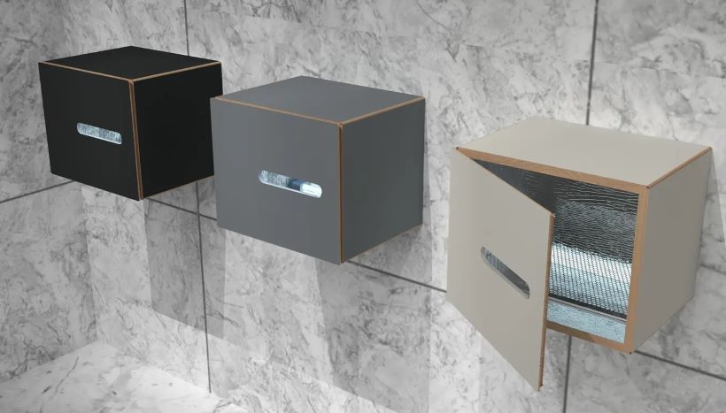Wallbox Skab Med Lys Til Effektiv Desinfektion