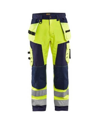 Blåklder 1567 High Vis Softshell Buks Herre