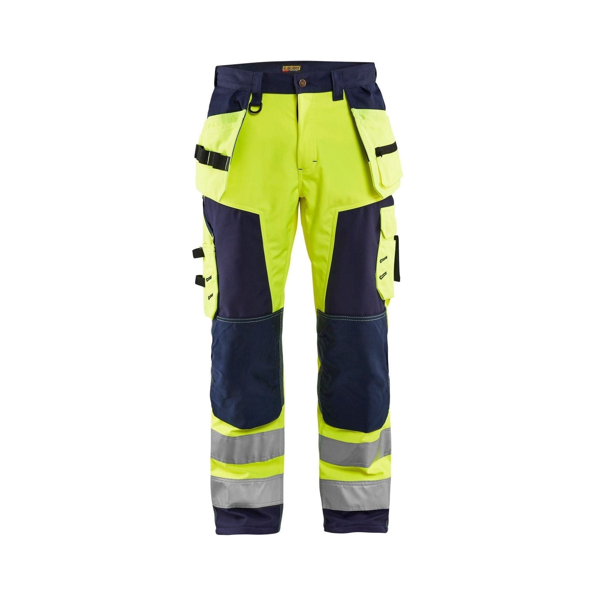 Blåklder 1567 High Vis Softshell Buks Herre