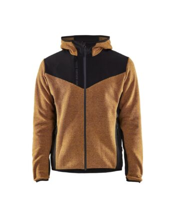 Blåklder 5940 Strikket Jakke Med Softshell